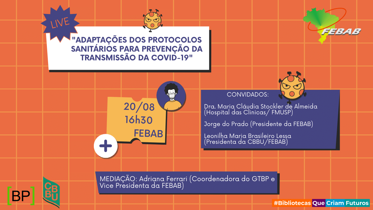 Live: Adaptações dos Protocolos Sanitários para Prevenção da Transmissão de Covid-19